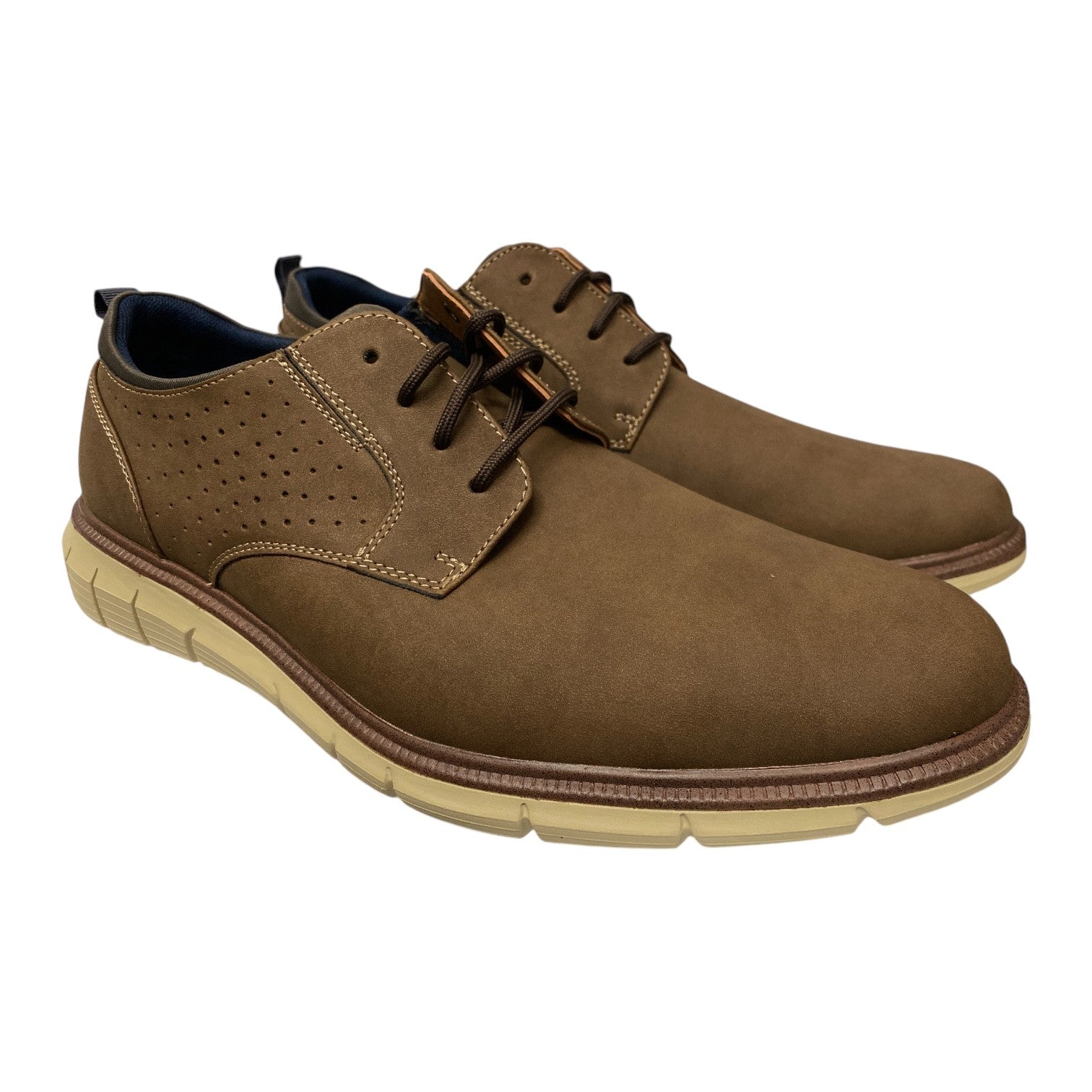 Dockers Men's Fontera 24 Lace up Casual Dress Shoe with Padded Tongue & Heel Cup Size 9.5 - Bellso